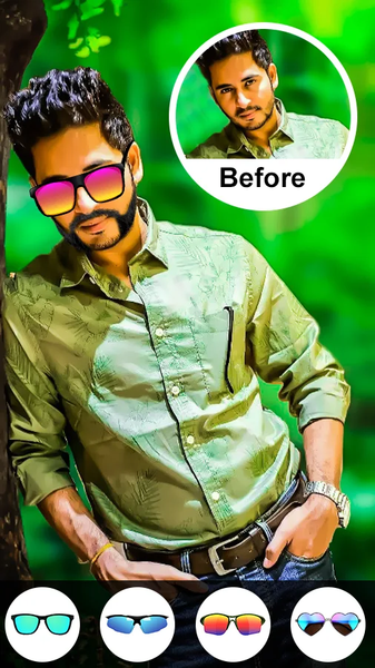 Sunglasses Photo Editor 2025 - Image screenshot of android app