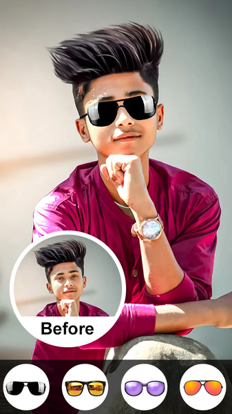 Sunglasses Photo Editor 2024 - Image screenshot of android app
