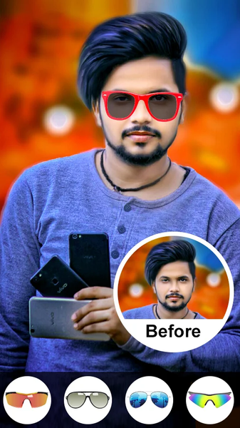 Sunglasses Photo Editor ۲۰۲۵ - عکس برنامه موبایلی اندروید