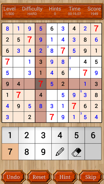 Sudoku: The mind trainer - Image screenshot of android app