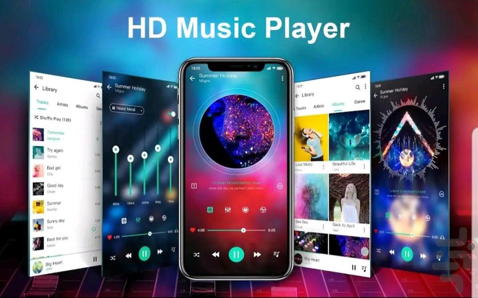 Gold music player - Image screenshot of android app