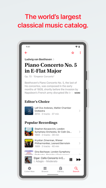 Apple Music Classical - عکس برنامه موبایلی اندروید