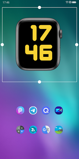 Apple Watch Digital Clock - Image screenshot of android app