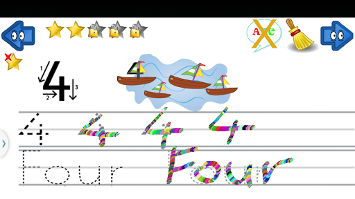 Learn Write Letters abc ۱۲۳ - عکس برنامه موبایلی اندروید