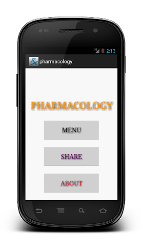 pharmacology - عکس برنامه موبایلی اندروید