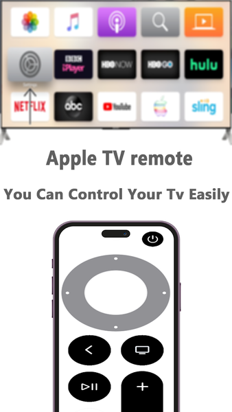 Apple tv Remote - Image screenshot of android app