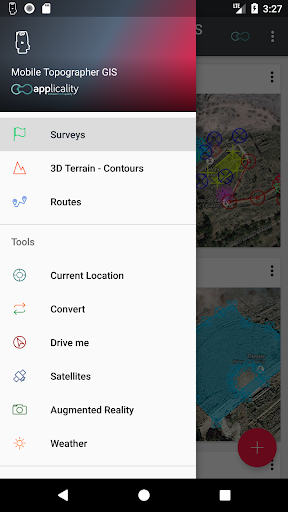 Mobile Topographer GIS - Image screenshot of android app