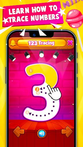 123 Numbers Tracing & Counting - Gameplay image of android game