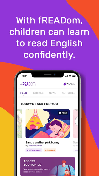 fREADom - English Reading App - عکس برنامه موبایلی اندروید