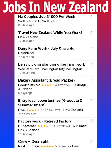 JOBS IN NEW ZEALAND-JOBS IN AUCKLAND - عکس برنامه موبایلی اندروید