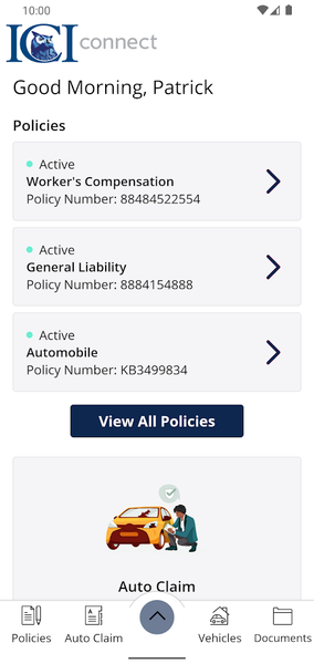 ICI Client Connect - Image screenshot of android app