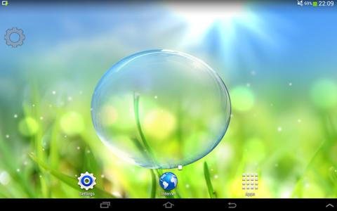 Spring Bubbles LWP - عکس برنامه موبایلی اندروید