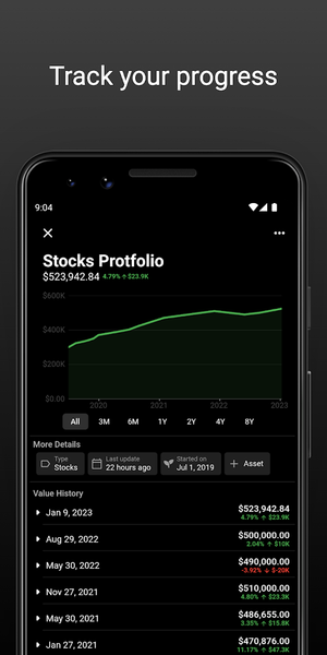 WorthTracker - عکس برنامه موبایلی اندروید