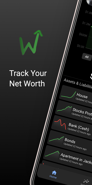 WorthTracker - عکس برنامه موبایلی اندروید