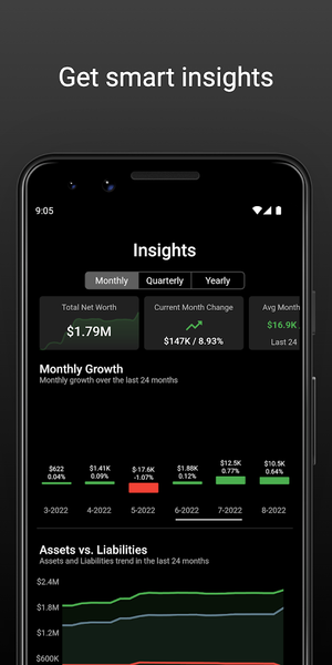WorthTracker - عکس برنامه موبایلی اندروید