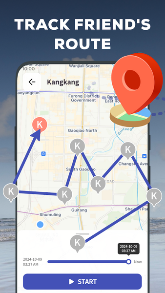 Phone Locator App - Image screenshot of android app