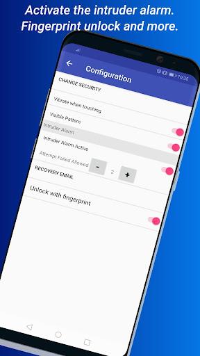 AppLock With Intruder alarm - عکس برنامه موبایلی اندروید