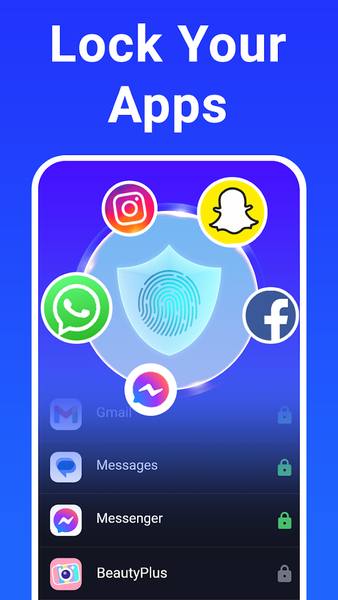 App Lock - Fingerprint Lock - عکس برنامه موبایلی اندروید