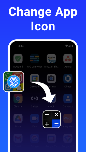 App Lock - Fingerprint Lock - عکس برنامه موبایلی اندروید