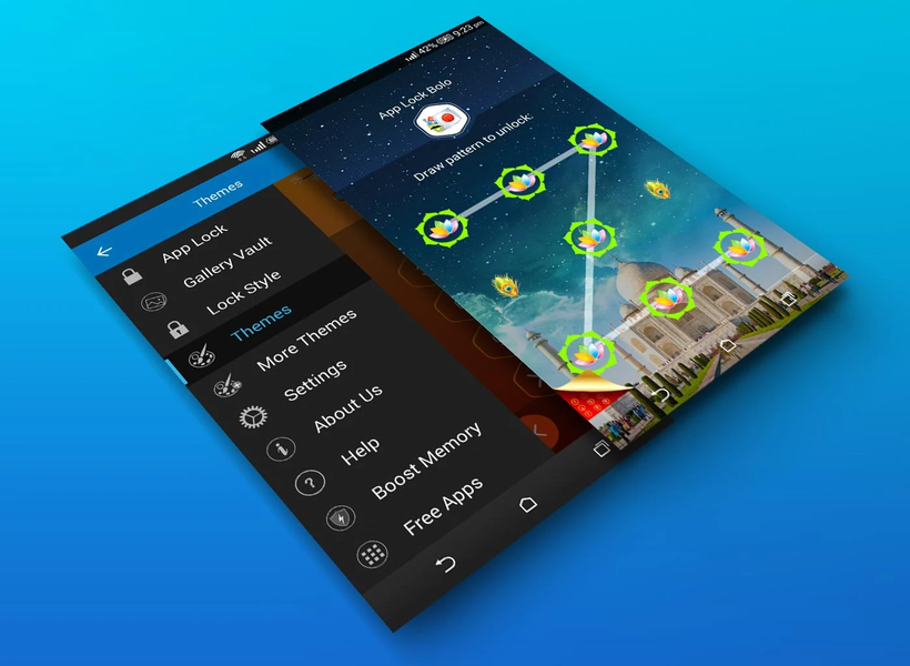 App Lock Bolo :Theme Taj Mahal - Image screenshot of android app