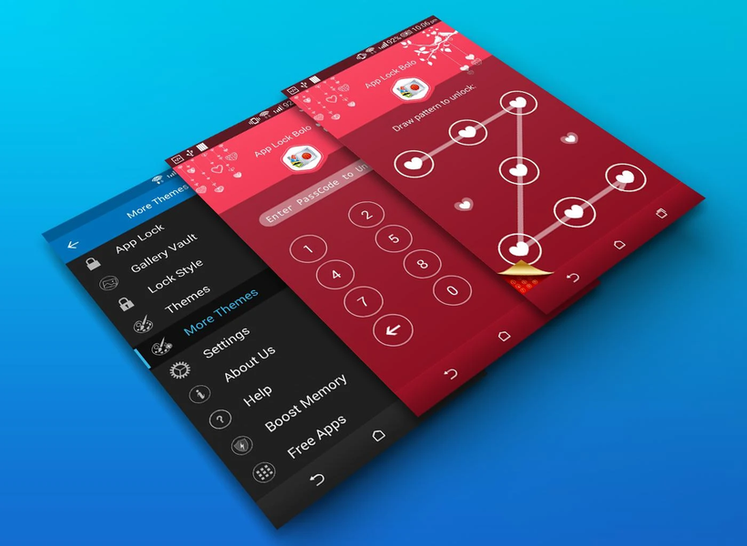 App Lock Bolo : Theme Love - Image screenshot of android app