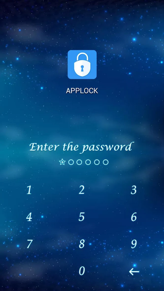 AppLock Theme Super Star - Image screenshot of android app