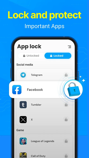 AppLock - Locker, Fingerprint - Image screenshot of android app