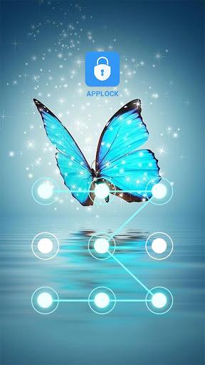 AppLock Theme A Butterfly - Image screenshot of android app