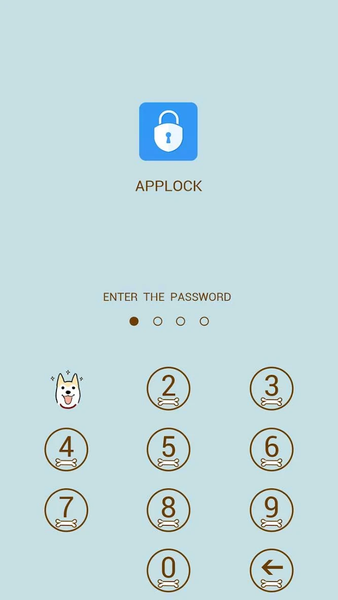 AppLock Theme Dog - Image screenshot of android app