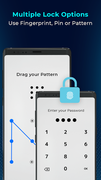Fingerprint Lock Screen - Image screenshot of android app