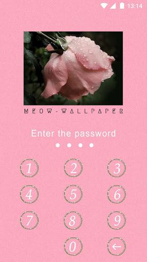 AppLock Theme Pink Rose - عکس برنامه موبایلی اندروید