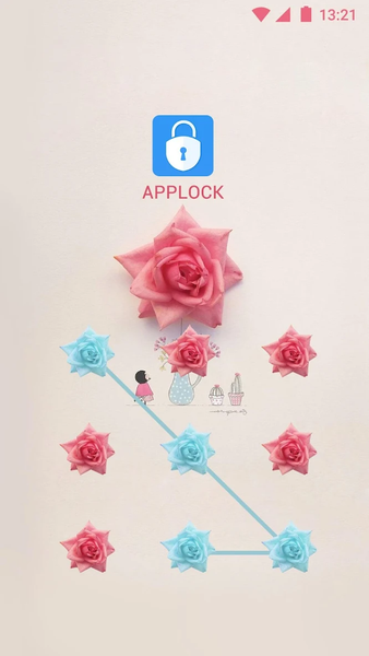 AppLock Theme Rose - عکس برنامه موبایلی اندروید