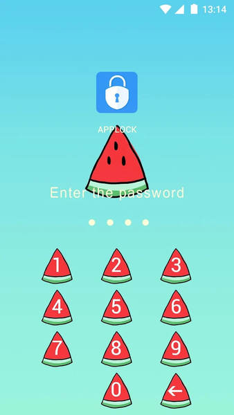 AppLock Theme Watermelon - عکس برنامه موبایلی اندروید