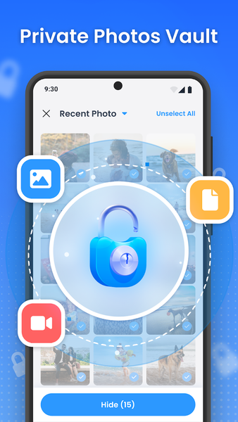 App Lock: Private Photo Vault - عکس برنامه موبایلی اندروید