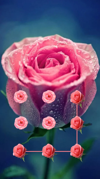 AppLock Theme Pink Rose - Image screenshot of android app