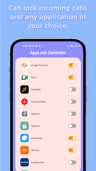 AppLock Defender - Security - Image screenshot of android app