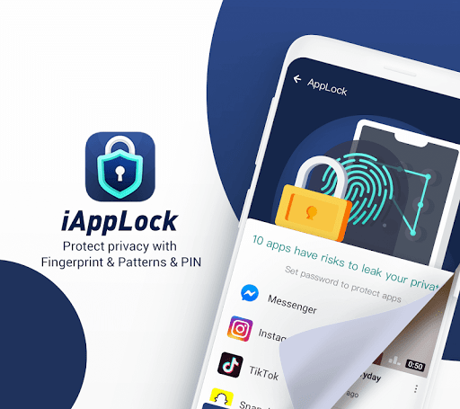 Lock Apps & Hide Photos, Fingerprint, iAppLock - Image screenshot of android app