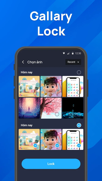 Applock Fingerprint, Locker - Image screenshot of android app