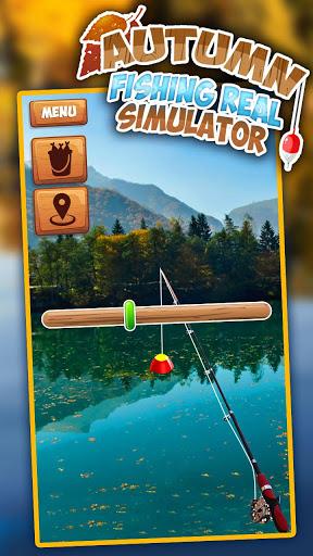 Autumn Fishing Real Simulator - Gameplay image of android game