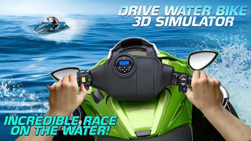 Drive Water Bike 3D Simulator - عکس بازی موبایلی اندروید