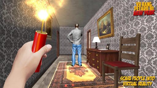 VR Bang Petard 3D NewYear - Gameplay image of android game