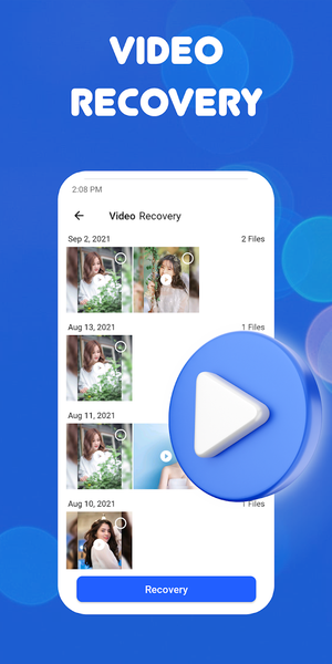 Recovery Deleted Photo & Video - عکس برنامه موبایلی اندروید