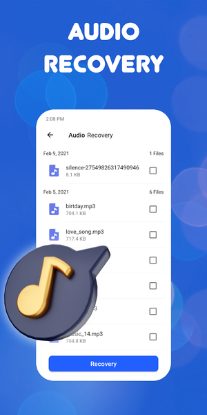 Recovery Deleted Photo & Video - عکس برنامه موبایلی اندروید