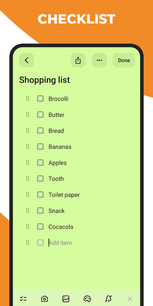Notes, to-do lists - Image screenshot of android app