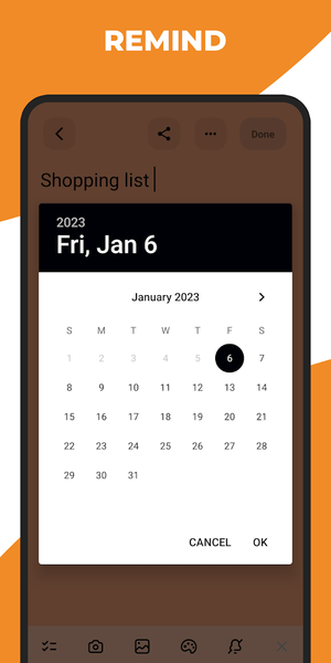 Notes, to-do lists - Image screenshot of android app