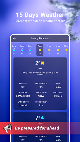 Weather Forecast Live - عکس برنامه موبایلی اندروید