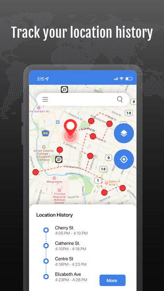 GPS Maps & Location Tracker - Image screenshot of android app
