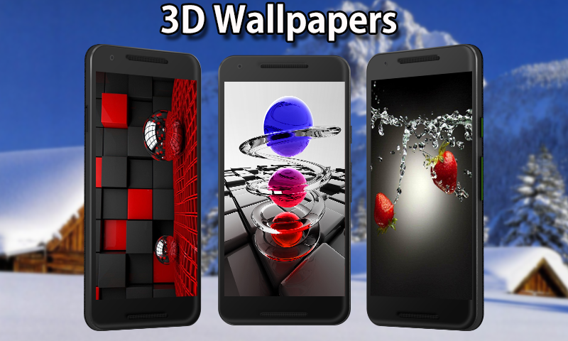 3D Wallpapers HD - Image screenshot of android app