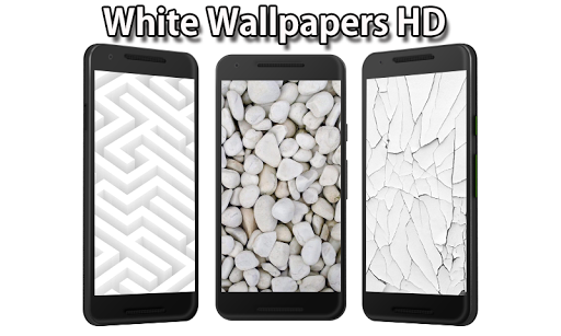 White Wallpapers HD - Image screenshot of android app