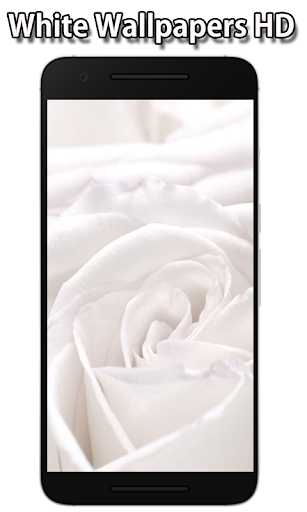 White Wallpapers HD - Image screenshot of android app